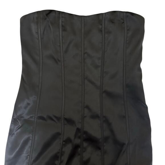 Meshki Amaya Lace Up Corset Mini Dress Size Medium Black NWT - Picture 11 of 14